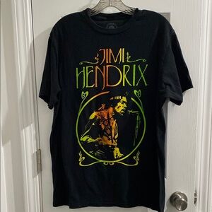 Jimi Hendrix Black Graphic T-Shirt